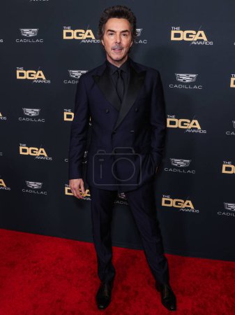 Foto de Shawn Levy llega a los Premios del Gremio de Directores Anuales de América (DGA) celebrados en el Beverly Hilton Hotel el 10 de febrero de 2024 en Beverly Hills, Los Ángeles, California, Estados Unidos. - Imagen libre de derechos