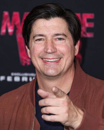 Photo for Ken Marino arrives at the World Premiere Of Columbia Pictures' 'Madame Web' held at the Regency Village Theatre on February 12, 2024 in Westwood, Los Angeles, California, United States. - Royalty Free Image