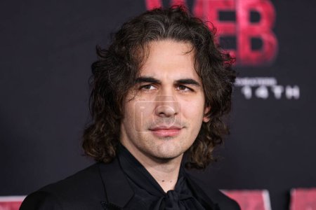 Photo for Nick Simmons arrives at the World Premiere Of Columbia Pictures' 'Madame Web' held at the Regency Village Theatre on February 12, 2024 in Westwood, Los Angeles, California, United States. - Royalty Free Image