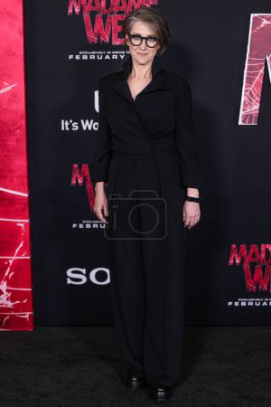 Photo for S. J. Clarkson arrives at the World Premiere Of Columbia Pictures' 'Madame Web' held at the Regency Village Theatre on February 12, 2024 in Westwood, Los Angeles, California, United States. - Royalty Free Image
