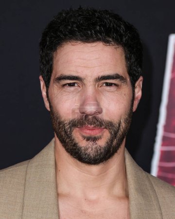 Photo for Tahar Rahim arrives at the World Premiere Of Columbia Pictures' 'Madame Web' held at the Regency Village Theatre on February 12, 2024 in Westwood, Los Angeles, California, United States. - Royalty Free Image