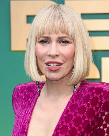Photo for Natasha Bedingfield arrives at the 49th Annual People's Choice Awards 2024 held at The Barker Hangar on February 18, 2024 in Santa Monica, Los Angeles, California, United States. - Royalty Free Image
