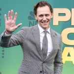 Tom Hiddleston wearing Ralph Lauren arrives at the 49th Annual People's Choice Awards 2024 held at The Barker Hangar on February 18, 2024 in Santa Monica, Los Angeles, California, United States.