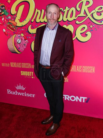 Photo for Matt Walsh arrives at the Los Angeles Premiere Of Shout! Studios, All Things Comedy and Utopia's 'Drugstore June' held at the TCL Chinese 6 Theaters on February 20, 2024 in Hollywood, Los Angeles, California, United States. - Royalty Free Image