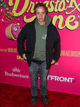 Photo for Pauly Shore arrives at the Los Angeles Premiere Of Shout! Studios, All Things Comedy and Utopia's 'Drugstore June' held at the TCL Chinese 6 Theaters on February 20, 2024 in Hollywood, Los Angeles, California, United States. - Royalty Free Image