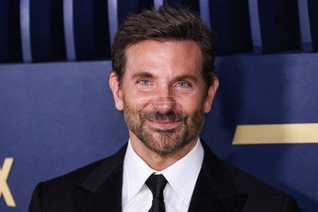 Photo for Bradley Cooper wearing Louis Vuitton arrives at the 30th Annual Screen Actors Guild Awards held at the Shrine Auditorium and Expo Hall on February 24, 2024 in Los Angeles, California, United States. - Royalty Free Image