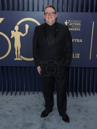 Photo for Duncan Crabtree-Ireland arrives at the 30th Annual Screen Actors Guild Awards held at the Shrine Auditorium and Expo Hall on February 24, 2024 in Los Angeles, California, United States. - Royalty Free Image