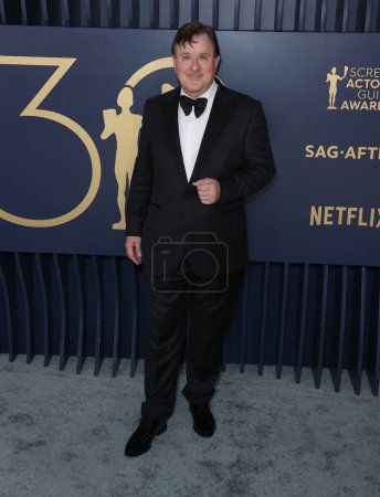 Photo for Jeremy Swift arrives at the 30th Annual Screen Actors Guild Awards held at the Shrine Auditorium and Expo Hall on February 24, 2024 in Los Angeles, California, United States. - Royalty Free Image