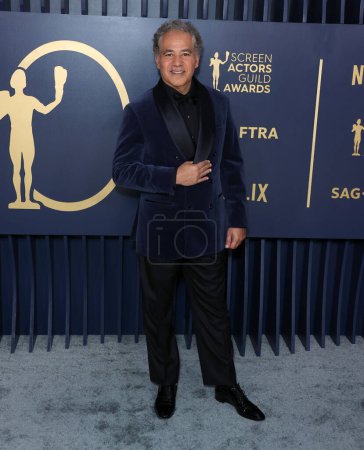 Photo for John Ortiz arrives at the 30th Annual Screen Actors Guild Awards held at the Shrine Auditorium and Expo Hall on February 24, 2024 in Los Angeles, California, United States. - Royalty Free Image