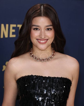 Photo for Liza Soberano arrives at the 30th Annual Screen Actors Guild Awards held at the Shrine Auditorium and Expo Hall on February 24, 2024 in Los Angeles, California, United States. - Royalty Free Image
