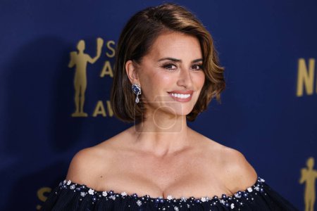 Photo for Penelope Cruz wearing Chanel arrives at the 30th Annual Screen Actors Guild Awards held at the Shrine Auditorium and Expo Hall on February 24, 2024 in Los Angeles, California, United States. - Royalty Free Image