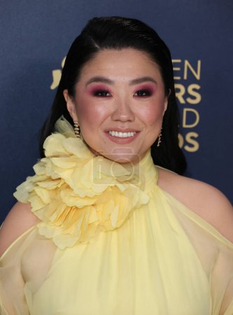 Photo for Sherry Cola arrives at the 30th Annual Screen Actors Guild Awards held at the Shrine Auditorium and Expo Hall on February 24, 2024 in Los Angeles, California, United States. - Royalty Free Image