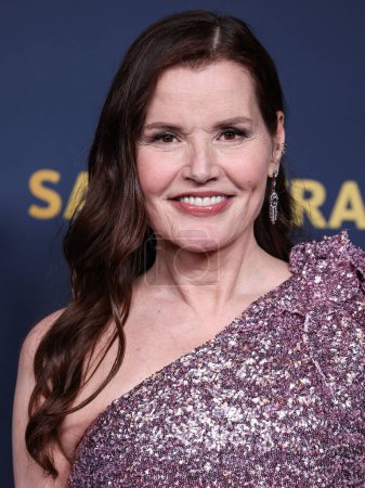 Photo for Geena Davis poses in the press room at the 30th Annual Screen Actors Guild Awards held at the Shrine Auditorium and Expo Hall on February 24, 2024 in Los Angeles, California, United States. - Royalty Free Image