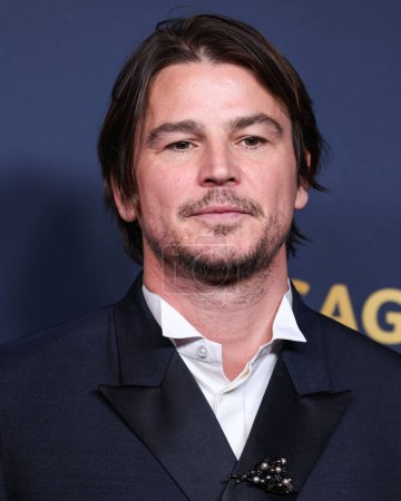 Photo for Josh Hartnett, winner of the Outstanding Performance by a Cast in a Motion Picture award for 'Oppenheimer' poses in the press room at the 30th Annual Screen Actors Guild Awards on February 24, 2024 in Los Angeles, USA. - Royalty Free Image