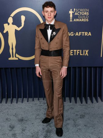 Photo for Chris Perfetti arrives at the 30th Annual Screen Actors Guild Awards held at the Shrine Auditorium and Expo Hall on February 24, 2024 in Los Angeles, California, United States. - Royalty Free Image