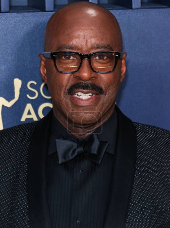 Photo for Courtney B. Vance arrives at the 30th Annual Screen Actors Guild Awards held at the Shrine Auditorium and Expo Hall on February 24, 2024 in Los Angeles, California, United States. - Royalty Free Image