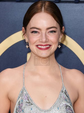Photo for Emma Stone arrives at the 30th Annual Screen Actors Guild Awards held at the Shrine Auditorium and Expo Hall on February 24, 2024 in Los Angeles, California, United States. - Royalty Free Image