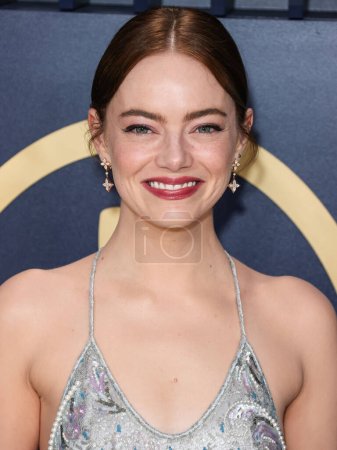 Photo for Emma Stone arrives at the 30th Annual Screen Actors Guild Awards held at the Shrine Auditorium and Expo Hall on February 24, 2024 in Los Angeles, California, United States. - Royalty Free Image