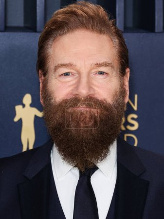 Photo for Kenneth Branagh arrives at the 30th Annual Screen Actors Guild Awards held at the Shrine Auditorium and Expo Hall on February 24, 2024 in Los Angeles, California, United States. - Royalty Free Image