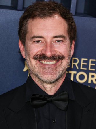 Photo for Mark Duplass arrives at the 30th Annual Screen Actors Guild Awards held at the Shrine Auditorium and Expo Hall on February 24, 2024 in Los Angeles, California, United States - Royalty Free Image