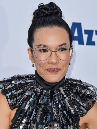 Photo for Ali Wong arrives at the 2024 Film Independent Spirit Awards (39th Annual Film Independent Spirit Awards) held at the Santa Monica Beach on February 25, 2024 in Santa Monica, Los Angeles, California, United States. - Royalty Free Image