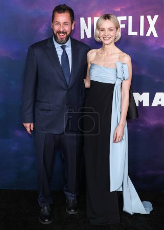 Photo for Adam Sandler and Carey Mulligan arrive at the Los Angeles Special Screening Of Netflix's 'Spaceman' held at The Egyptian Theatre Hollywood on February 26, 2024 in Hollywood, Los Angeles, California, United States. - Royalty Free Image