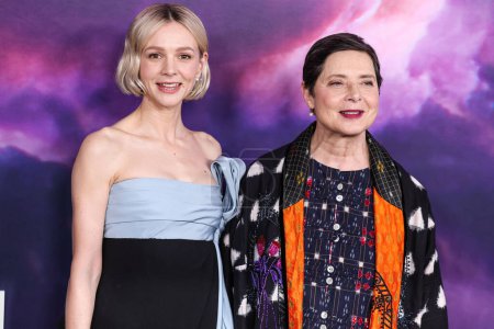 Photo for Carey Mulligan and Isabella Rossellini arrive at the Los Angeles Special Screening Of Netflix's 'Spaceman' held at The Egyptian Theatre Hollywood on February 26, 2024 in Hollywood, Los Angeles, California, United States. - Royalty Free Image