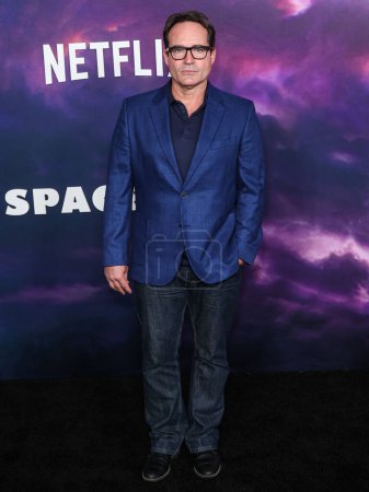 Photo for Jason Patric arrives at the Los Angeles Special Screening Of Netflix's 'Spaceman' held at The Egyptian Theatre Hollywood on February 26, 2024 in Hollywood, Los Angeles, California, United States. - Royalty Free Image
