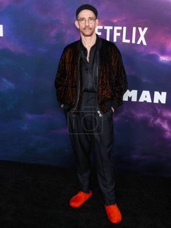 Photo for Johan Renck arrives at the Los Angeles Special Screening Of Netflix's 'Spaceman' held at The Egyptian Theatre Hollywood on February 26, 2024 in Hollywood, Los Angeles, California, United States - Royalty Free Image