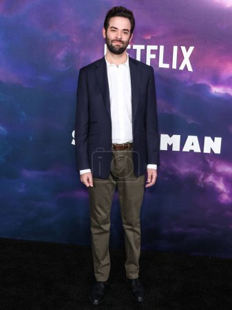 Photo for Michael Parets arrives at the Los Angeles Special Screening Of Netflix's 'Spaceman' held at The Egyptian Theatre Hollywood on February 26, 2024 in Hollywood, Los Angeles, California, United States. - Royalty Free Image