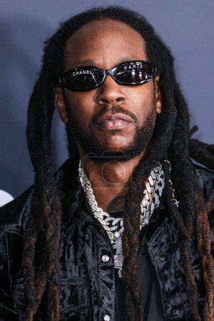 Photo for 2 Chainz arrives at the Los Angeles Premiere Of STARZ' 'BMF' (Black Mafia Family) Season 3 held at the Hollywood Athletic Club on February 29, 2024 in Hollywood, Los Angeles, California, United States. - Royalty Free Image