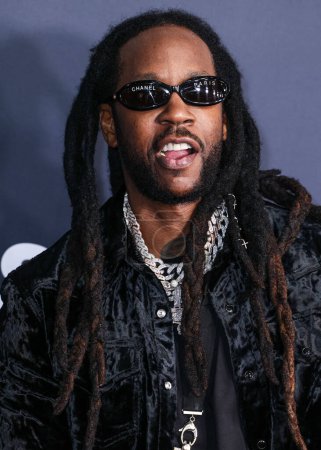 Photo for 2 Chainz arrives at the Los Angeles Premiere Of STARZ' 'BMF' (Black Mafia Family) Season 3 held at the Hollywood Athletic Club on February 29, 2024 in Hollywood, Los Angeles, California, United States. - Royalty Free Image