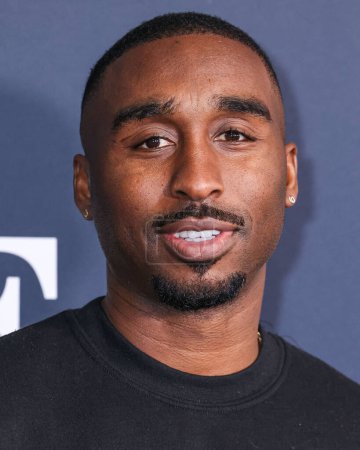 Photo for Demetrius Shipp Jr. arrives at the Los Angeles Premiere Of STARZ' 'BMF' (Black Mafia Family) Season 3 held at the Hollywood Athletic Club on February 29, 2024 in Hollywood, Los Angeles, California, United States. - Royalty Free Image