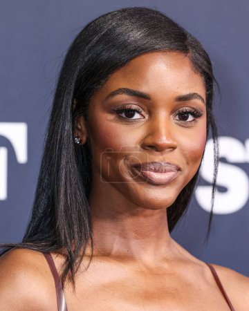 Photo for Naomi Baker arrives at the Los Angeles Premiere Of STARZ' 'BMF' (Black Mafia Family) Season 3 held at the Hollywood Athletic Club on February 29, 2024 in Hollywood, Los Angeles, California, United States. - Royalty Free Image