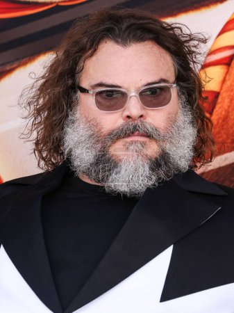 Photo for Jack Black arrives at the World Premiere Of DreamWorks Animation And Universal Pictures' 'Kung Fu Panda 4' held at AMC The Grove 14 on March 3, 2024 in Los Angeles, California, United States. - Royalty Free Image
