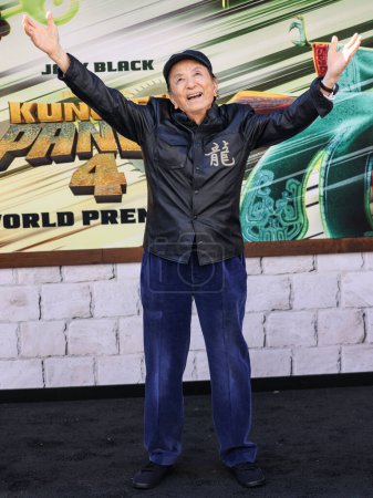 Téléchargez les photos : James Hong arrive à la première mondiale de DreamWorks Animation And Universal Pictures '' Kung Fu Panda 4 'tenue à AMC The Grove 14 le 3 mars 2024 à Los Angeles, Californie, États-Unis. - en image libre de droit