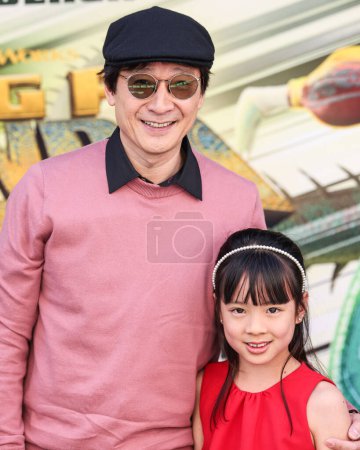 Photo for Ke Huy Quan arrives at the World Premiere Of DreamWorks Animation And Universal Pictures' 'Kung Fu Panda 4' held at AMC The Grove 14 on March 3, 2024 in Los Angeles, California, United States. - Royalty Free Image