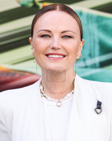 Photo for Malin Akerman arrives at the World Premiere Of DreamWorks Animation And Universal Pictures' 'Kung Fu Panda 4' held at AMC The Grove 14 on March 3, 2024 in Los Angeles, California, United States. - Royalty Free Image