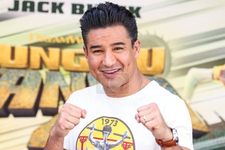 Photo for Mario Lopez arrives at the World Premiere Of DreamWorks Animation And Universal Pictures' 'Kung Fu Panda 4' held at AMC The Grove 14 on March 3, 2024 in Los Angeles, California, United States. - Royalty Free Image