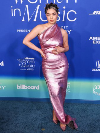Photo for Aulii Cravalho arrives at the 2024 Billboard Women In Music held at the YouTube Theater at SoFi Stadium on March 6, 2024 in Inglewood, Los Angeles, California, United States. - Royalty Free Image
