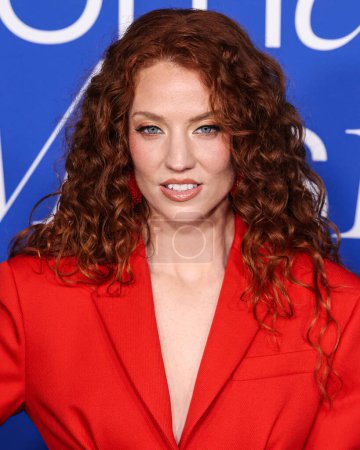 Photo for Jess Glynne arrives at the 2024 Billboard Women In Music held at the YouTube Theater at SoFi Stadium on March 6, 2024 in Inglewood, Los Angeles, California, United States. - Royalty Free Image