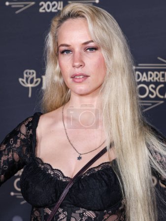 Téléchargez les photos : Alexis Knapp arrive à l'Oscar Party 2024 de Darren Dzienciol dans une résidence privée le 8 mars 2024 à Bel Air, Los Angeles, Californie, États-Unis. - en image libre de droit