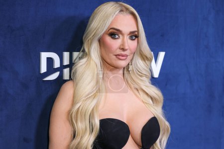 Photo for Erika Jayne arrives at the DIRECTV Streaming With The Stars Oscar Viewing Party 2024 Hosted By Rob Lowe held at Spago Beverly Hills on March 10, 2024 in Beverly Hills, Los Angeles, California, United States. - Royalty Free Image