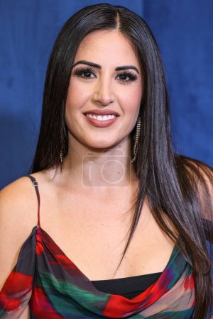Photo for Michelle Saniei Lally arrives at the DIRECTV Streaming With The Stars Oscar Viewing Party 2024 Hosted By Rob Lowe held at Spago Beverly Hills on March 10, 2024 in Beverly Hills, Los Angeles, California, United States. - Royalty Free Image