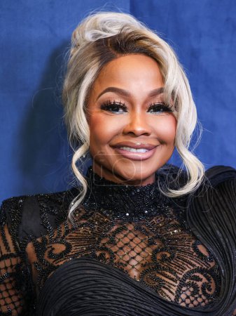 Photo for Phaedra Parks arrives at the DIRECTV Streaming With The Stars Oscar Viewing Party 2024 Hosted By Rob Lowe held at Spago Beverly Hills on March 10, 2024 in Beverly Hills, Los Angeles, California, United States. - Royalty Free Image