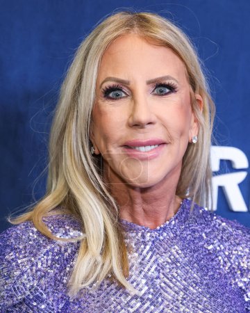 Photo for Vicki Gunvalson arrives at the DIRECTV Streaming With The Stars Oscar Viewing Party 2024 Hosted By Rob Lowe held at Spago Beverly Hills on March 10, 2024 in Beverly Hills, Los Angeles, California, United States. - Royalty Free Image