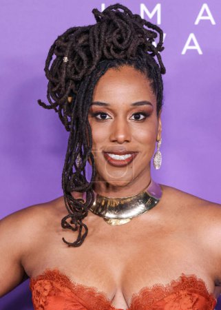 Photo for Brencia Berry arrives at the 55th Annual NAACP Image Awards held at the Shrine Auditorium and Expo Hall on March 16, 2024 in Los Angeles, California, United States. - Royalty Free Image