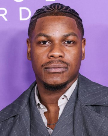 Photo for John Boyega arrives at the 55th Annual NAACP Image Awards held at the Shrine Auditorium and Expo Hall on March 16, 2024 in Los Angeles, California, United States. - Royalty Free Image