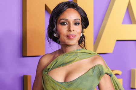 Photo for Kerry Washington arrives at the 55th Annual NAACP Image Awards held at the Shrine Auditorium and Expo Hall on March 16, 2024 in Los Angeles, California, United States. - Royalty Free Image