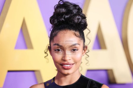 Photo for Yara Shahidi arrives at the 55th Annual NAACP Image Awards held at the Shrine Auditorium and Expo Hall on March 16, 2024 in Los Angeles, California, United States. - Royalty Free Image